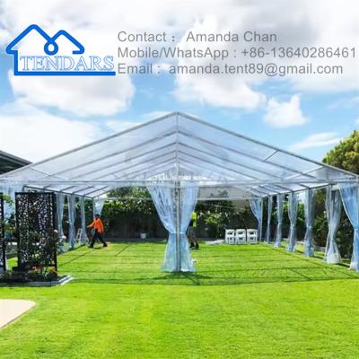 China Heavy Duty Aluminum Marquee Tent For Wedding Transparent Pvc Party Tent for sale