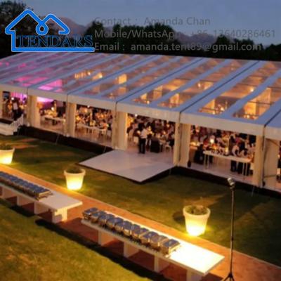 Китай Высококачественная наружная большая крыша ПВХ прозрачная крыша Свадебная вечеринка Торговая палатка продается