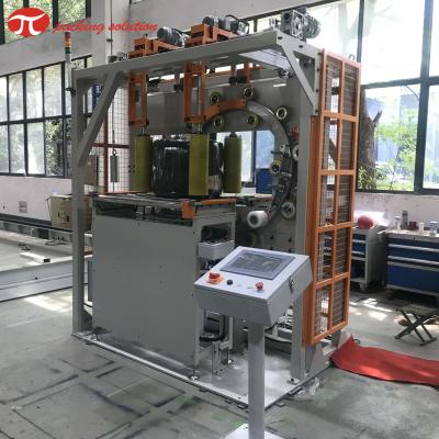China 3Kw Horizontal Tire Packing Machine 120r/Min Conveyor Line Tire Wrapping Machine for sale