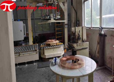 China Poder de soldadura 1.5KW de Pit Installation 2000Kg OD 1400m m de la embaladora del alambre de cobre en venta