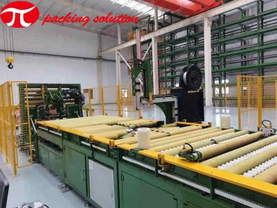China PLC Control Copper Coil Copper Strip Packing Line OD 800mm-1500mm Width 200mm Standard Color for sale