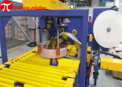 China Conveying Copper Coil Wrapping Machine With Pneumatic Driven for sale