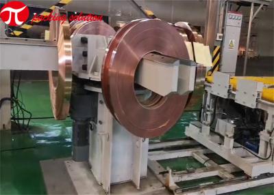 China linha de empacotamento de cobre LLDPE da bobina de 30-60mm que solda empilhando a linha de empacotamento à venda