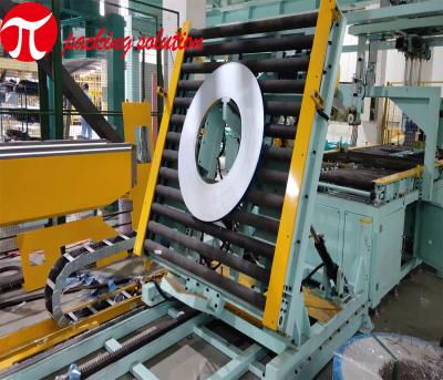 China 1000mm Automatic Horizontal Steel Coil Packing Machine 380V 50Hz for sale