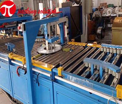 China 70r/Min Steel Coil Packing Machine DustProof Horizontal Wrapping Machine 1000mm OD for sale