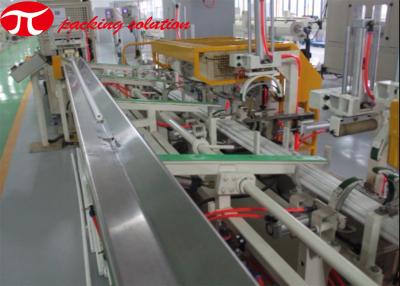 China Tubo plástico que lía la línea de embalaje del tubo del PVC de la máquina 4000m m trabajo en línea o off-line en venta