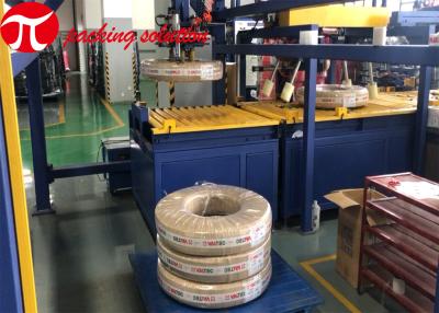 China Eficiência elevada plástica Automotic da máquina de embalagem da tubulação com empilhamento do sistema de rotulagem à venda