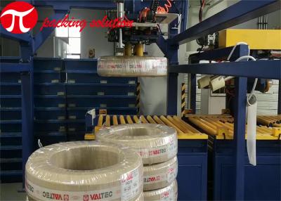 Chine Opération horizontale d'écran de la machine à emballer de tuyau de PVC 500mm OD HMI avec le convoyeur à vendre