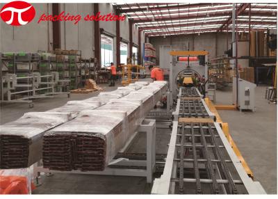 China GG600 Stretch Film Packing Machine Steel Pipe Wrapping Conveying Speed 10m-20m/Min for sale