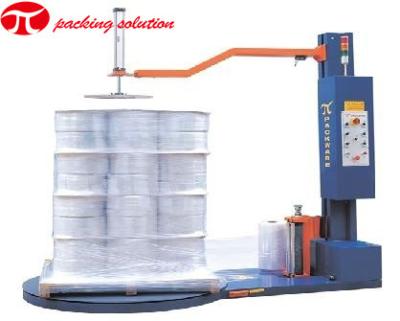 China envoltura de la película de estiramiento 380V, 11r/Min Turntable Pallet Wrapping Machines en venta