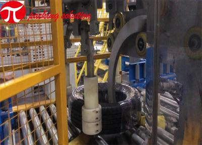 China Auto Conveyor Tire Packing Machine Horizontal Stretch Wrapper Auto Infeeding 90r/min for sale