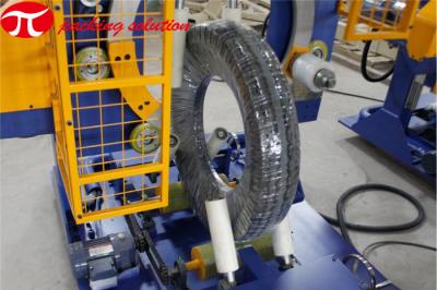 China Jinglin Vertical Type Automatic Tire Film Stretch Packing Machine For Various Tires 100Kg for sale
