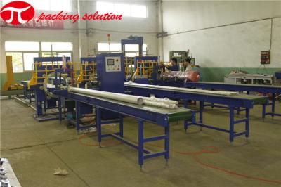 China JINGLIN Panel Horizontal Wrapping Machine PLC Control 380V 10m-20m/Min Orbital Stretch Automatic Wrapper for sale