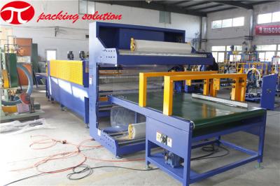 China Strong Tension Horizontal Wrapping Machine With PLC Programmer Controller For Panel And Door for sale