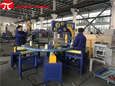 China 2500kg 5.0kw Steel Wire Packing Machine Horizontal Coil Wrapping Machine Automatic for sale