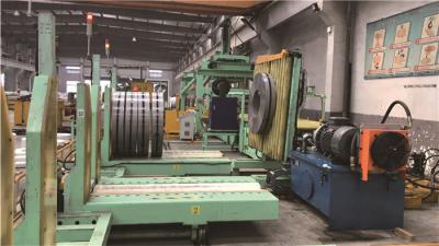 China High Speed Horizontal Steel Coil Packing Line OD 800-1500mm for sale