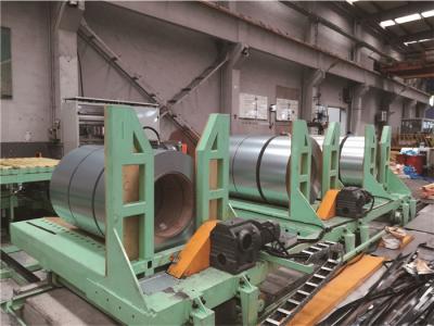 China La bobina de acero horizontal que envolvía la línea modificó control del PLC para requisitos particulares en venta