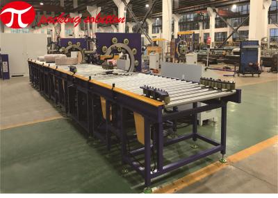 China HMI Operation Woven Tape Carbon Steel Wire Coil Stretch Wrapping Machine​ 800mm Width for sale