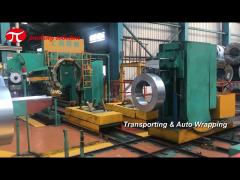 Double-position Vertical Electric Driven Steel Coil Wrapping Line