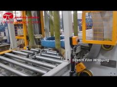 Plastic Pipe coil Packing Machine High Efficiency Automotic With Stacking Labeling System