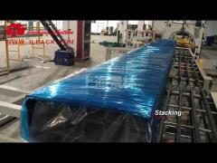 Automatic Steel Tube Packing Machine Stretch Film Wrapping Machine 200mm Dia 55mm ID