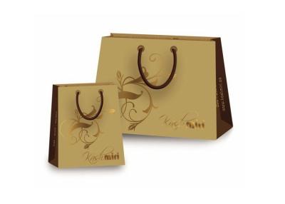 China Customized Card Paper Shopping Bag, Personalized Paper Packaging Bags With Handles for sale