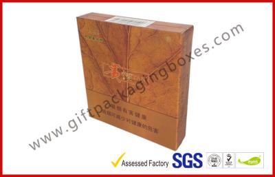 China Envelope Colorful Coated Paper Card Board Cigar Gift Box , Customized Gift Box in Market for sale