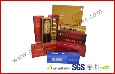 China Rectangle Handmade Rigid Board Cigar Gift Boxes , Custom 157g Coated Paper E Cigar Packages for sale