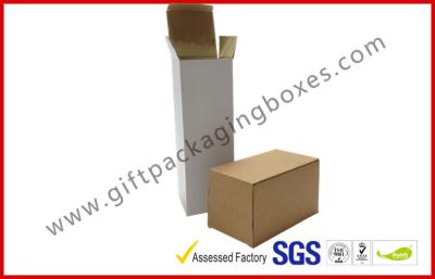 China E geriffelt kundenspezifischen Schalen-Wellpappe-Kasten, Weiß/Brown-Karton-Verpackungs-Kästen im Markt zu verkaufen