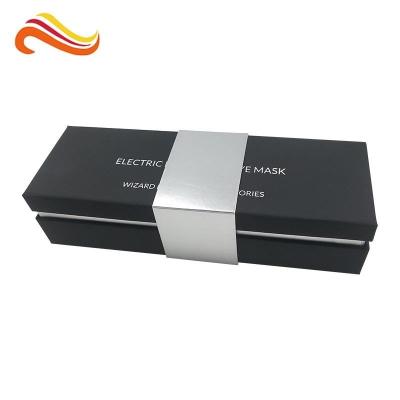China Logotipo personalizado preto da caixa de papel de envolvimento da lembrança da cor com certificação de ROSH à venda
