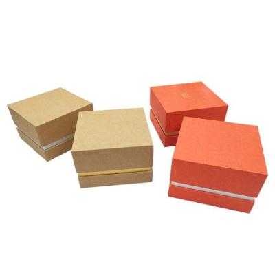 China Gold Foil Stamping Logo Custom Paper Packaging Box 12x12x5cm Size With Foam Inside for sale