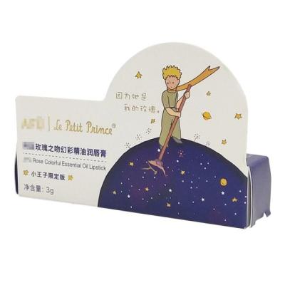 China Caja de empaquetado de papel cosmética durable, aduana de empaquetado de la caja de la barra de labios impresa en venta