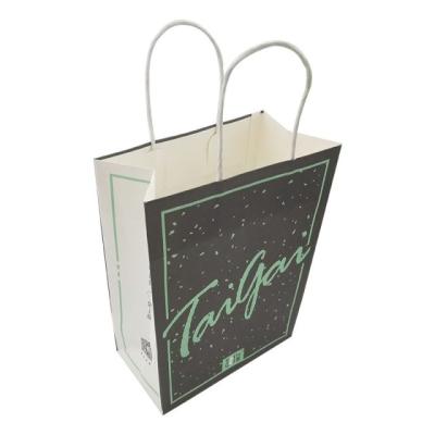 China Foldable Custom Printed Gift Bags , Shopping Printed Paper Bags With Handles for sale