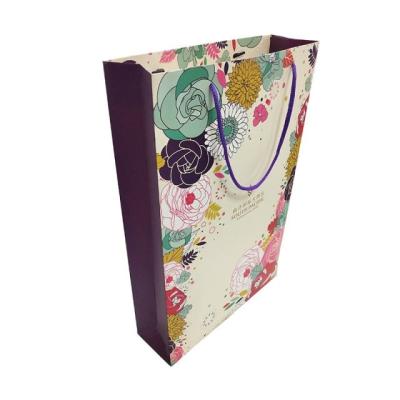 China Recyclable Custom Paper Gift Bags Pantons Colors Various Sizes Eco - Friendly for sale