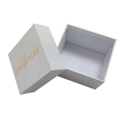 China Hot Stamping Lid Base 21x7x5.5cm Cardboard Packaging Box for sale