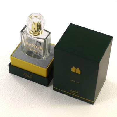 China 1200g caja de regalo del perfume de la cartulina 100ml Pantone con el parte movible en venta