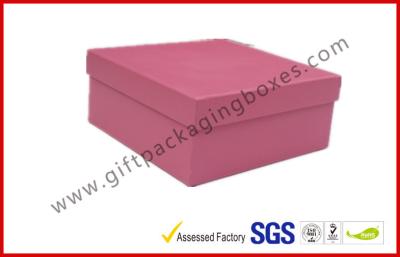 China Rigid Luxury Pink Gift Boxes Matt Lamination , jewelry gift boxes for sale