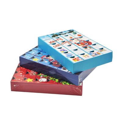 Китай Роскошная коробка календаря пришествия шоколада коробки конфеты рождества картона бумаги подарка ящика продается