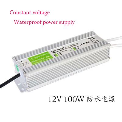 China fonte de alimentação de comutação impermeável da fonte de alimentação do diodo emissor de luz de 100W IP67 12V à venda