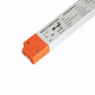 China Dali Dimmable Plastic Case Constant Voltage LED Drivers 12v 24v 36w for sale