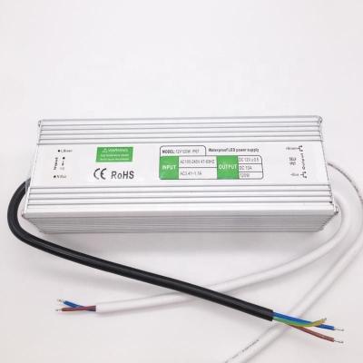 China 120W 10A Waterproof 12V LED Power Supply IP67 For LED Modules Strip Light for sale