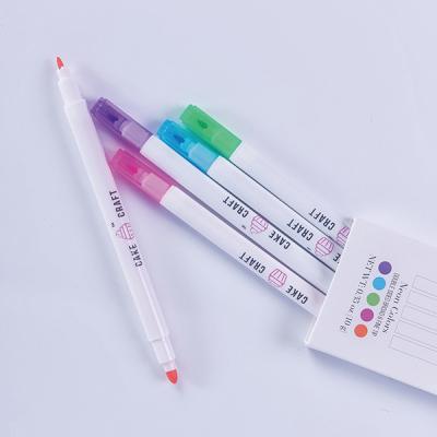 China FDA Food Grade Ink Edible Marker Pen Neon Color Set For Cookies Decorating for sale