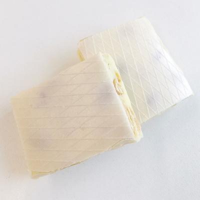 China White Plain Nougat Wrapping Paper , Edible Rice Paper For Nougat Candies for sale