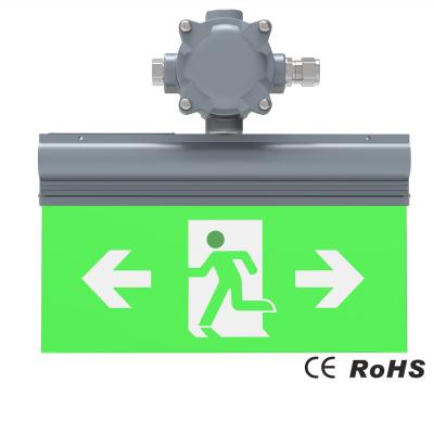 China Over Voltage Protection IP54 LED Emergency Exit Light 50/60Hz Light Up Exit Signs for sale