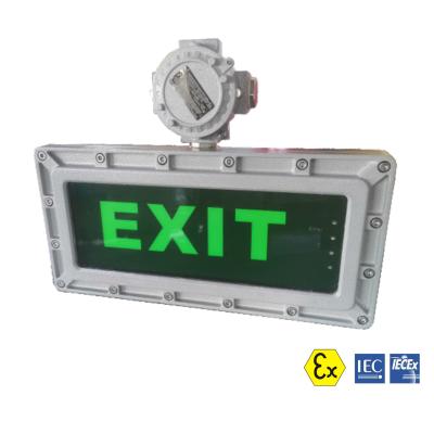China IP67 KHJ Explosion Proof LED Exit Sign Combo Emergency Exit Lights KBDJ11 Series for sale