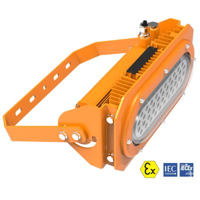 China Petrochemical Plant ATEX IECEx LED Explosion Proof Flood Light 80Watt for sale