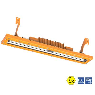 China ATEX Approved 56W 72W Linear Zone 1 Explosion Proof Lighting 2ft Swordfish Series for sale