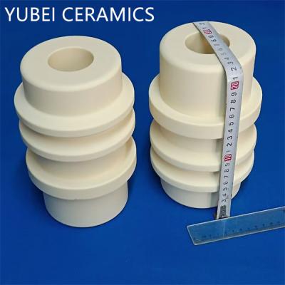 China Temperatura de trabajo de cerámica del tubo 1600℃ del alúmina Al2O3 del tubo el 99% del hilo del alúmina en venta