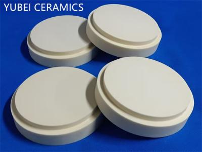 China Ivory 99% Alumina Ceramic Round Plate , Alumina Ceramic Disk for sale