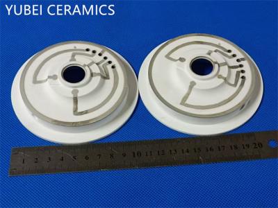China 95% Alumina Ceramic Parts Metallization 3.6g/cm3 White Color for sale